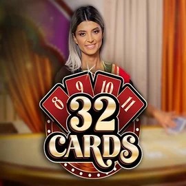 32 Cards online game logo by Ezugi on jackpot-nl.com