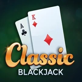 Classic Blackjack slot icon by Red Tiger Gaming, available at Jackpot Casino