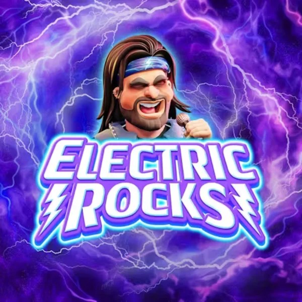 Electric Rocks slot icon by Inspired Gaming, available at Jackpot Casino
