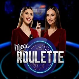 Mega Roulette slot logo by Pragmatic Play at Jackpot Casino