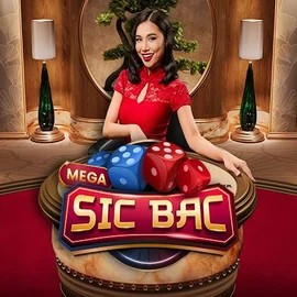 Mega Sic Bac slot logo by Pragmatic Play at Jackpot Casino