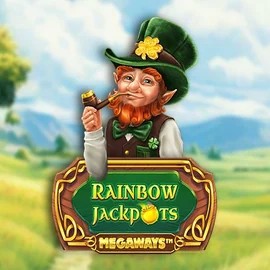 Jackpots logo of Rainbow Jackpots Megaways from Red Tiger Gaming at Jackpot Casino