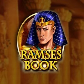 Ramses Book Deluxe slot logo by Gamomat at Jackpot Casino