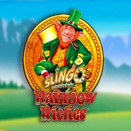 Slingo Rainbow Riches slot visual from Gaming Realms available on jackpot-nl.com