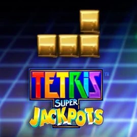 Tetris Super Jackpots logo by WMS at Jackpot Casino