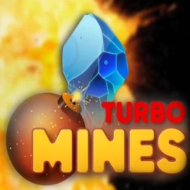Turbo Mines logo by Turbo Games at Jackpot Casino