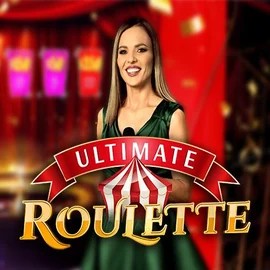 Official Live Casino logo: Ultimate Roulette by Ezugi at Jackpot Casino