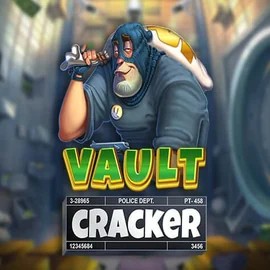 Logo of Vault Cracker from Red Tiger Gaming at Jackpot Casino
